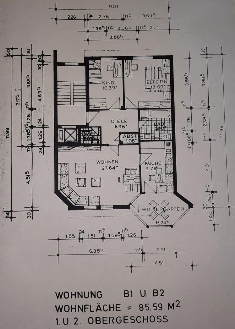 Pronájem bytu 3+1 86 m², Kaiserstr 6, Buchen (Odenwald), Bádensko-Württembersko Pronájem bytu 3+1 86 m², Kaiserstr 6, Buchen (Odenwald), Bádensko-Württembersko