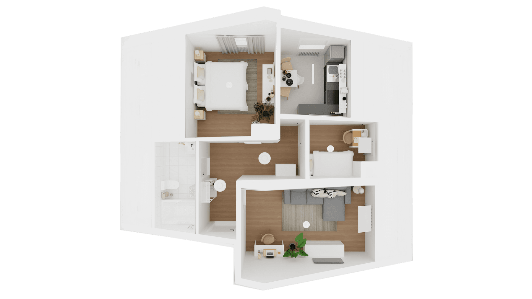 Pronájem bytu 2+kk 50 m², Elbogenerstr. 7, Dachau, Bavorsko Pronájem bytu 2+kk 50 m², Elbogenerstr. 7, Dachau, Bavorsko