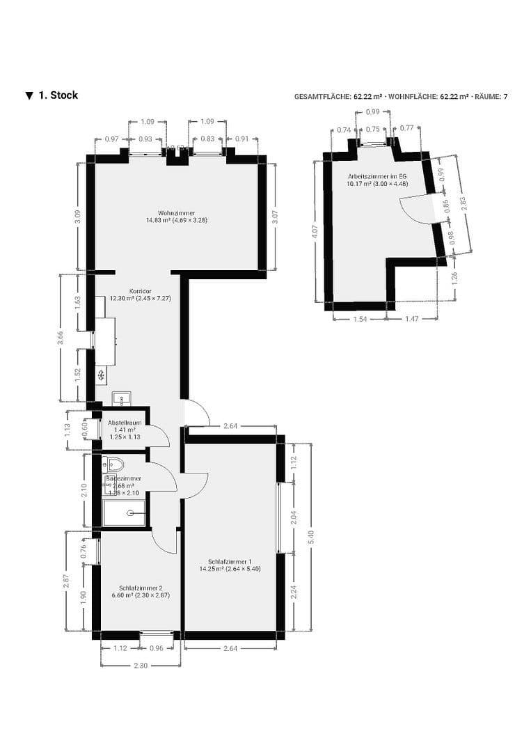 Pronájem bytu 4+1 62 m², Schloßstraße 40, Gundelsheim, Bádensko-Württembersko Pronájem bytu 4+1 62 m², Schloßstraße 40, Gundelsheim, Bádensko-Württembersko