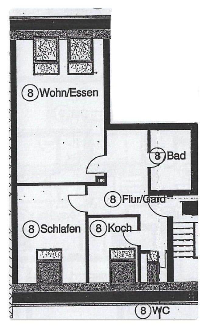 Pronájem bytu 2+1 59 m², Stuttgart-Hofen, Bádensko-Württembersko Pronájem bytu 2+1 59 m², Stuttgart-Hofen, Bádensko-Württembersko