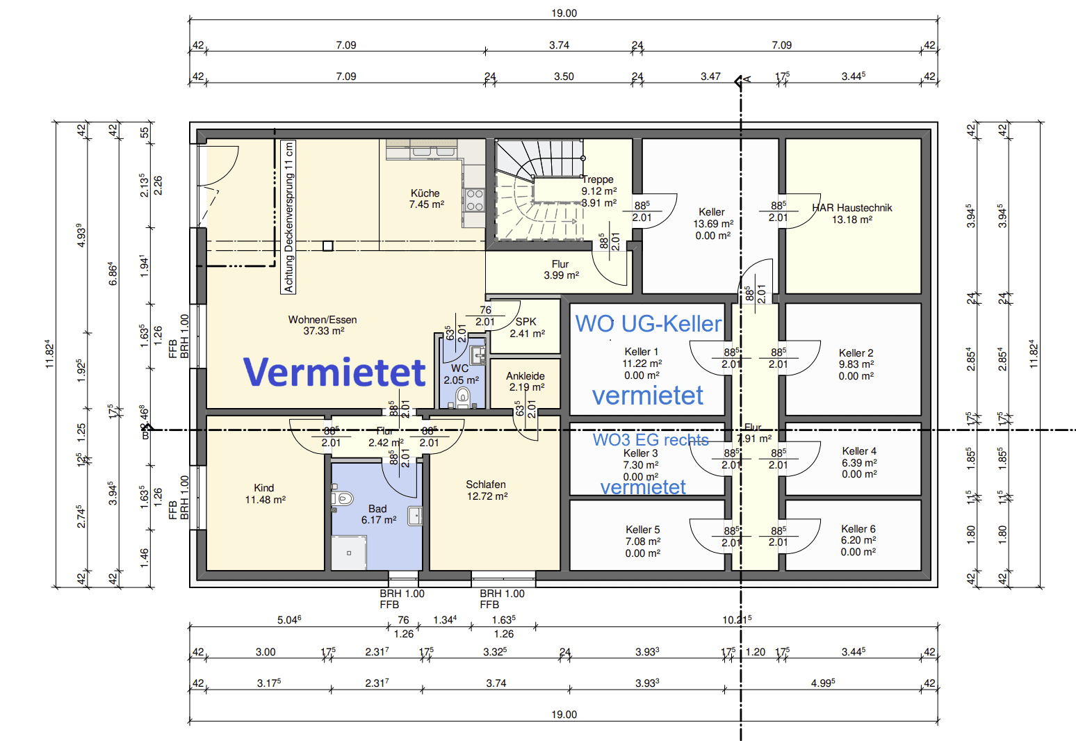 Pronájem bytu 3+1 86 m², Gartenstr.12, Kettig, Porýní-Falc Pronájem bytu 3+1 86 m², Gartenstr.12, Kettig, Porýní-Falc