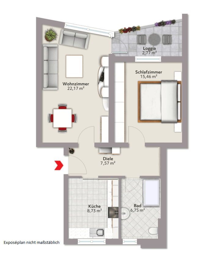 Pronájem bytu 2+1 64 m², Bielefeld, Severní Porýní-Vestfálsko Pronájem bytu 2+1 64 m², Bielefeld, Severní Porýní-Vestfálsko