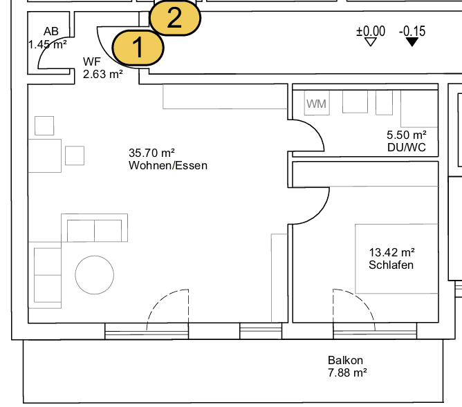 Pronájem bytu 2+1 67 m², Alte Amberger Str. 3a, Kemnath, Bavorsko Pronájem bytu 2+1 67 m², Alte Amberger Str. 3a, Kemnath, Bavorsko