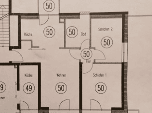 Pronájem bytu 3+1 68 m², Weinkampswende 12, Hannover, Dolní Sasko Pronájem bytu 3+1 68 m², Weinkampswende 12, Hannover, Dolní Sasko