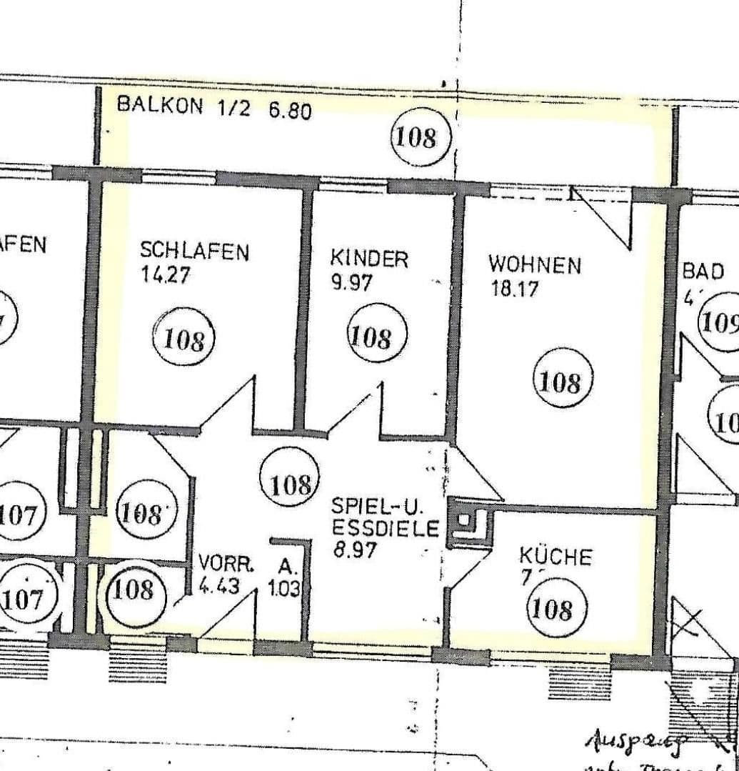 Pronájem bytu 3+kk 78 m², Schraderstr. 31, Frankenthal (Pfalz), Porýní-Falc Pronájem bytu 3+kk 78 m², Schraderstr. 31, Frankenthal (Pfalz), Porýní-Falc