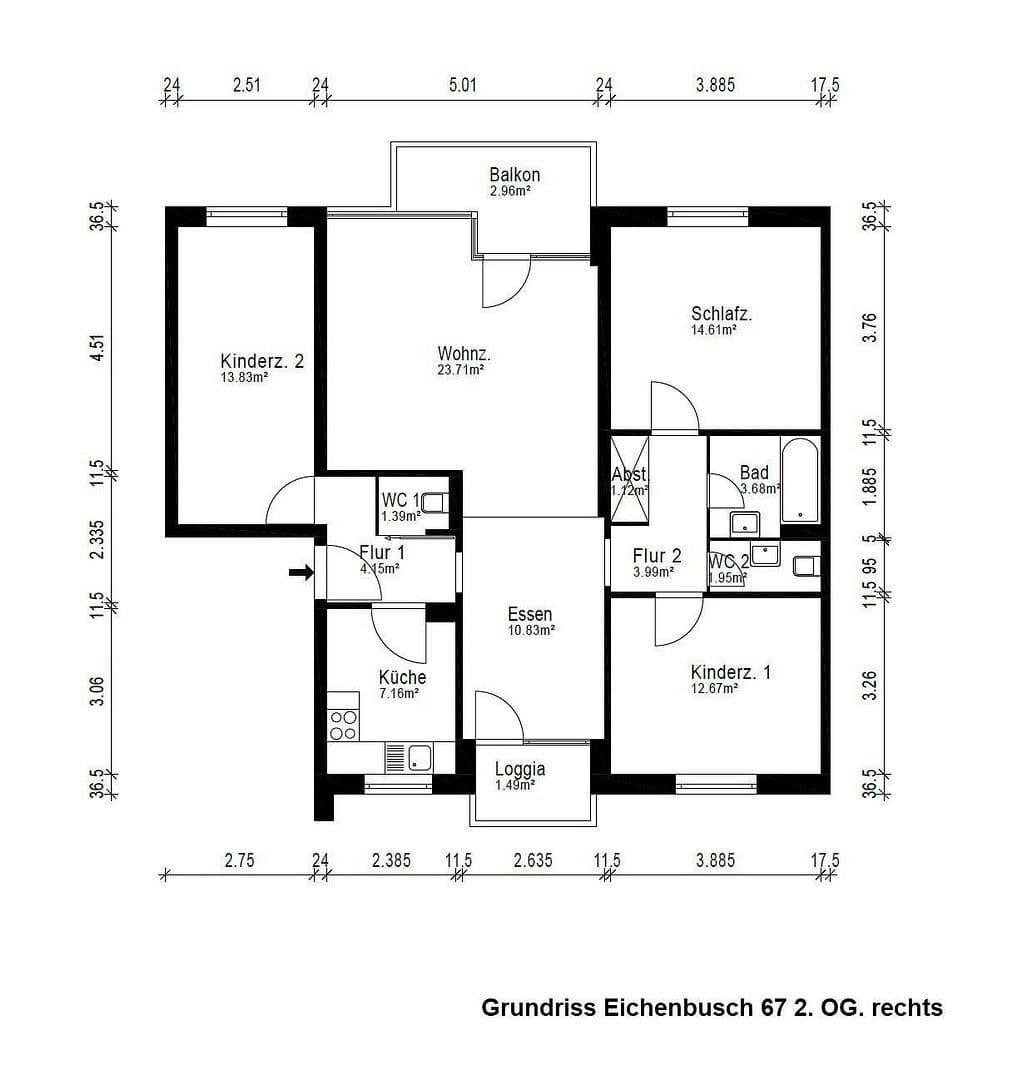 Pronájem bytu 4+1 98 m², Reinbek, Šlesvicko-Holštýnsko Pronájem bytu 4+1 98 m², Reinbek, Šlesvicko-Holštýnsko