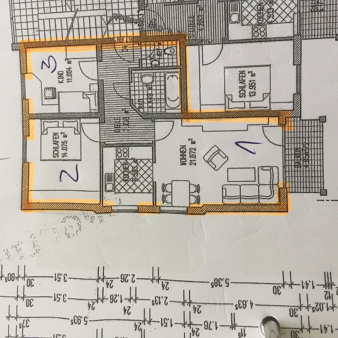 Pronájem bytu 3+1 70 m², 1-9, Immenstadt im Allgäu, Bavorsko Pronájem bytu 3+1 70 m², 1-9, Immenstadt im Allgäu, Bavorsko