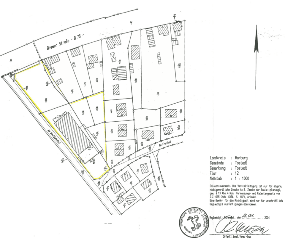 Prodej nebytového prostoru 6.350 m², Am Westbahnhof 3, Tostedt, Dolní Sasko Prodej nebytového prostoru 6.350 m², Am Westbahnhof 3, Tostedt, Dolní Sasko