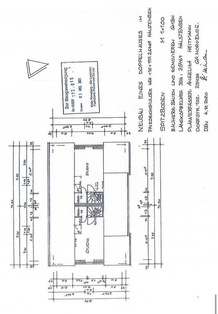 Prodej domu 108 m², pozemek 161 m², Halstenbek, Šlesvicko-Holštýnsko Prodej domu 108 m², pozemek 161 m², Halstenbek, Šlesvicko-Holštýnsko