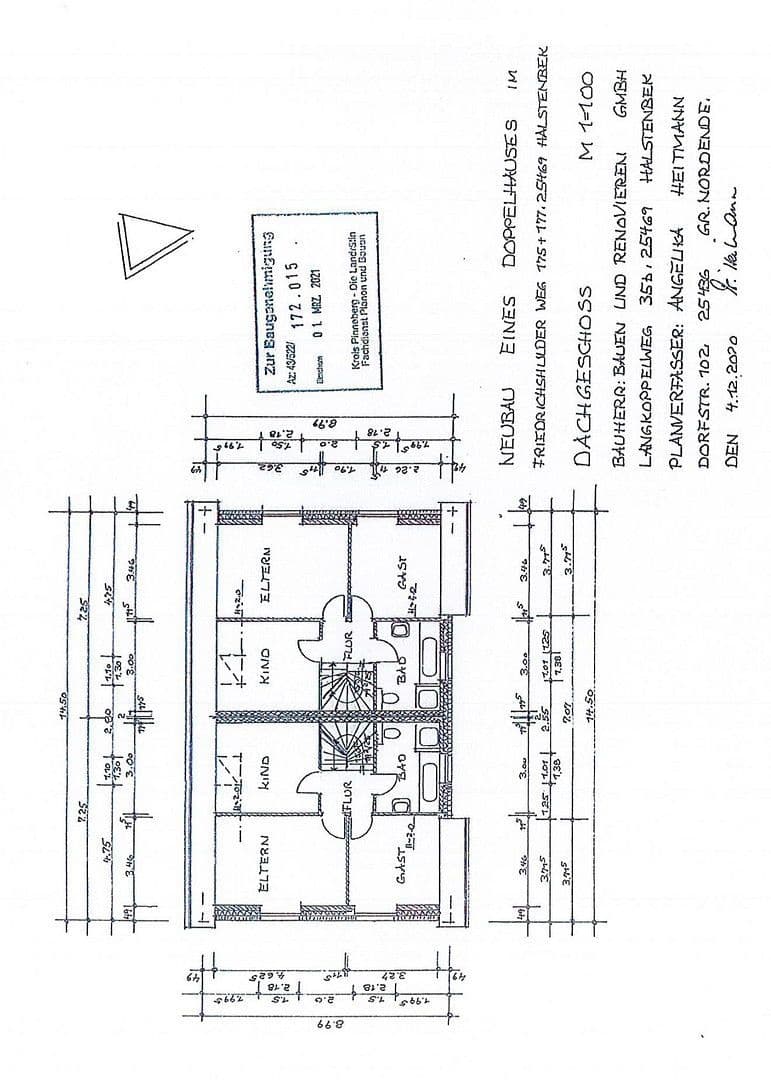 Prodej domu 108 m², pozemek 161 m², Halstenbek, Šlesvicko-Holštýnsko Prodej domu 108 m², pozemek 161 m², Halstenbek, Šlesvicko-Holštýnsko