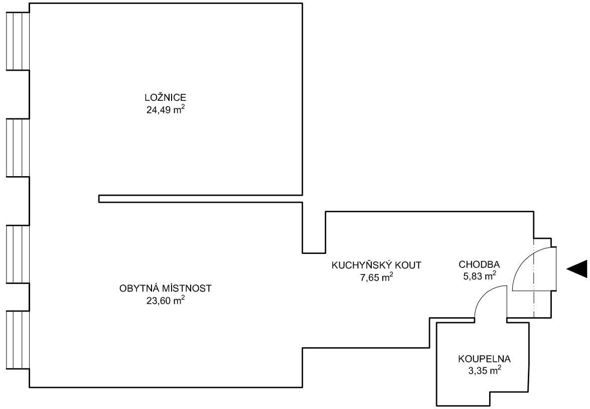Pronájem bytu 2+kk 67 m², Jana Uhra, Brno, Jihomoravský kraj Pronájem bytu 2+kk 67 m², Jana Uhra, Brno, Jihomoravský kraj