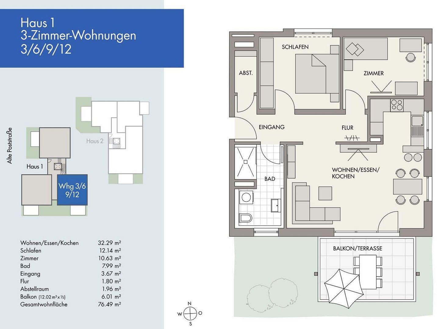 Pronájem bytu 3+1 77 m², Villingen-Schwenningen, Bádensko-Württembersko Pronájem bytu 3+1 77 m², Villingen-Schwenningen, Bádensko-Württembersko