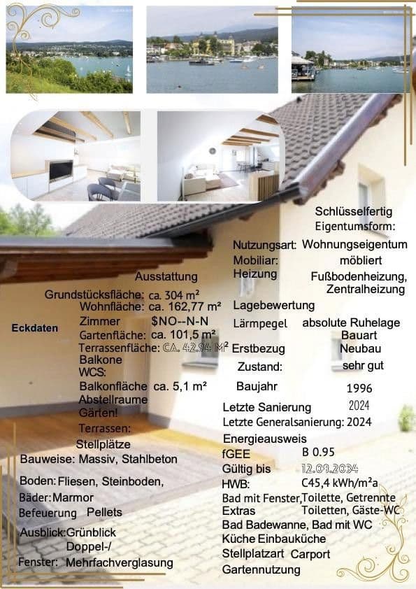 Prodej domu 172 m², pozemek 304 m², Velden, Korutany Prodej domu 172 m², pozemek 304 m², Velden, Korutany