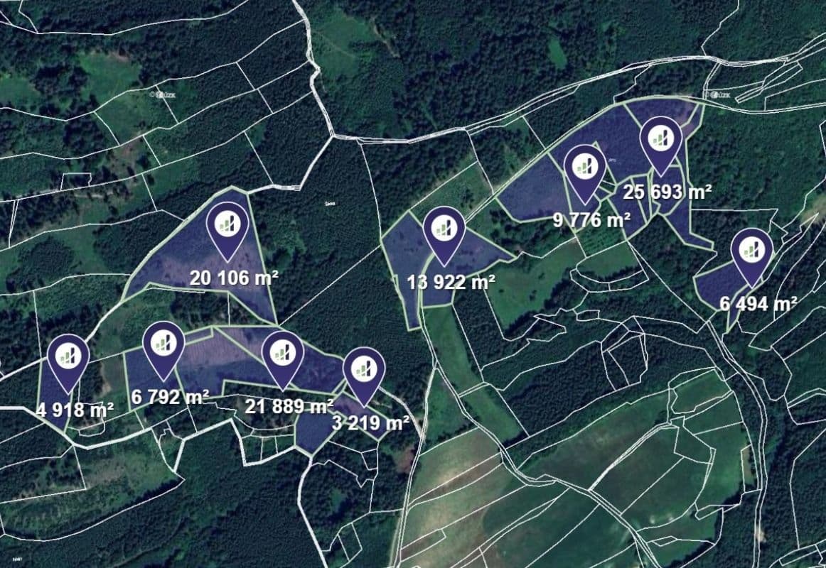 Prodej pozemku 83.309 m², Prlov, Zlínský kraj Prodej pozemku 83.309 m², Prlov, Zlínský kraj