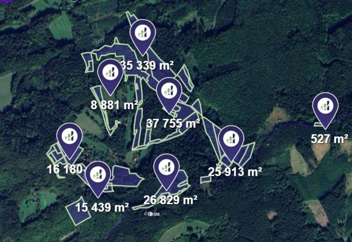 Prodej pozemku 83.309 m², Prlov, Zlínský kraj Prodej pozemku 83.309 m², Prlov, Zlínský kraj