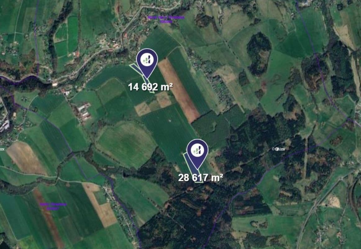Prodej pozemku 10.827 m², Nová Ves, Liberecký kraj Prodej pozemku 10.827 m², Nová Ves, Liberecký kraj