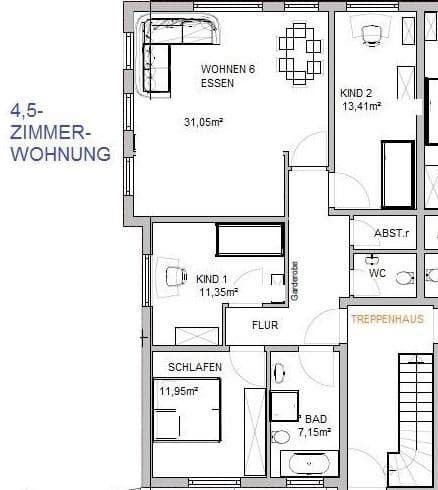 Pronájem bytu 4+kk 95 m², Bad Rappenau, Bádensko-Württembersko Pronájem bytu 4+kk 95 m², Bad Rappenau, Bádensko-Württembersko
