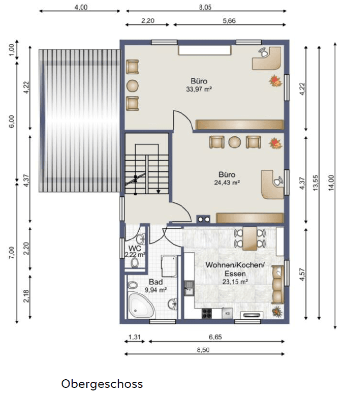 Prodej kanceláře 60 m², Irschenberg, Bavorsko Prodej kanceláře 60 m², Irschenberg, Bavorsko