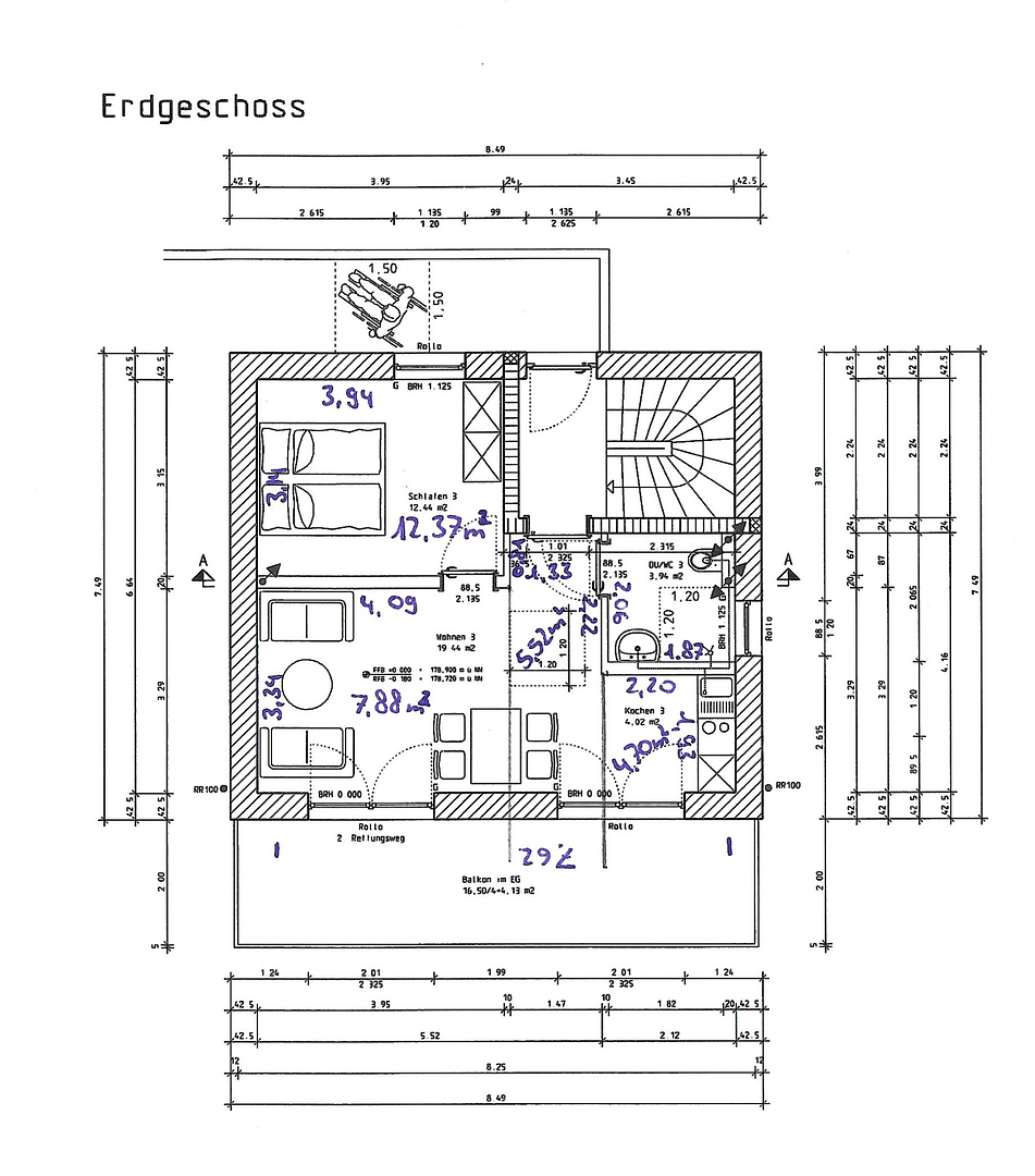 Pronájem bytu 2+1 41 m², Eibelstadt, Bavorsko Pronájem bytu 2+1 41 m², Eibelstadt, Bavorsko