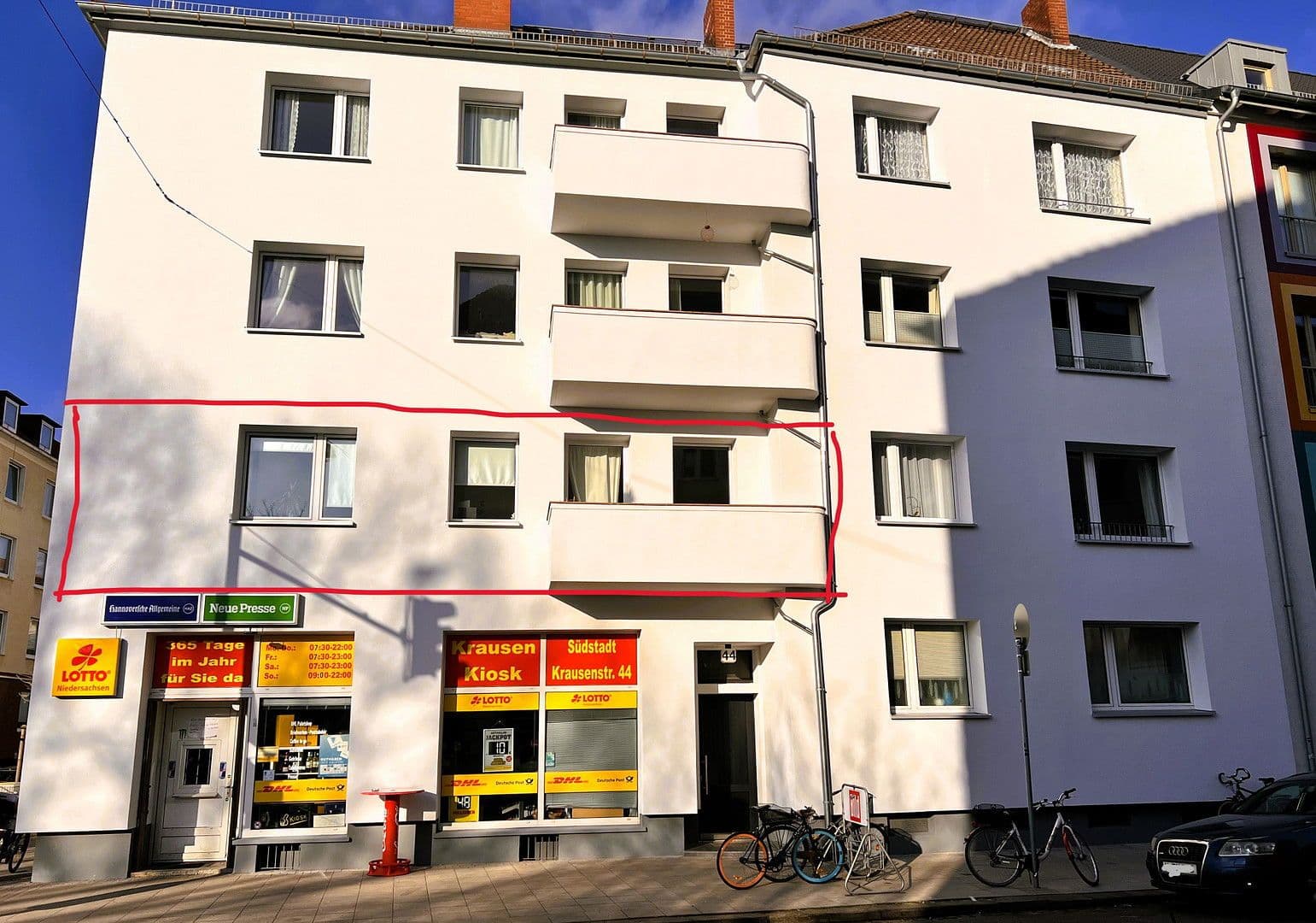 Pronájem bytu 3+1 74 m², Krausenstr. 44, Hannover, Dolní Sasko Pronájem bytu 3+1 74 m², Krausenstr. 44, Hannover, Dolní Sasko