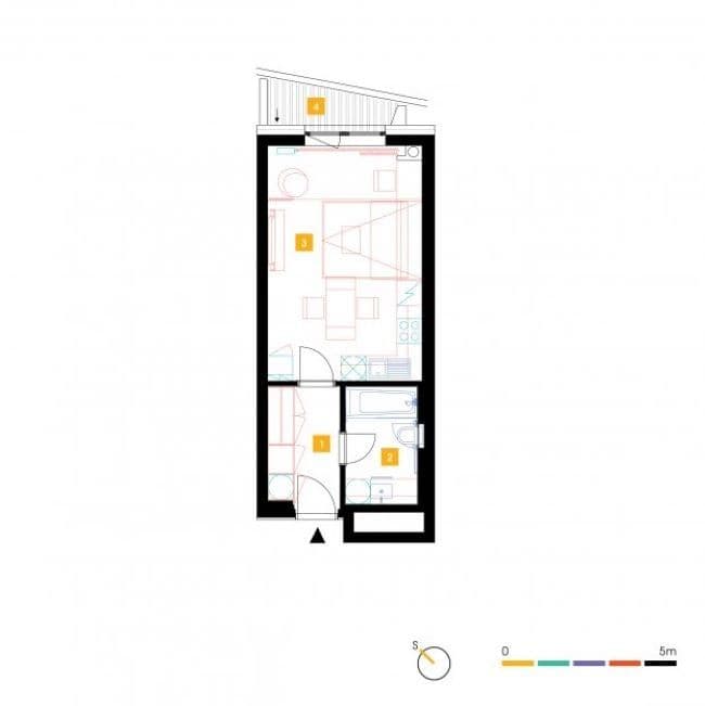 Pronájem bytu 1+kk 32 m², Mukařovského, Praha, Praha Pronájem bytu 1+kk 32 m², Mukařovského, Praha, Praha