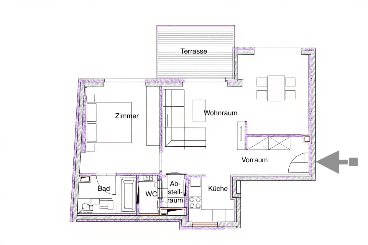 Pronájem bytu 3+1 60 m², Wien, Wien Pronájem bytu 3+1 60 m², Wien, Wien