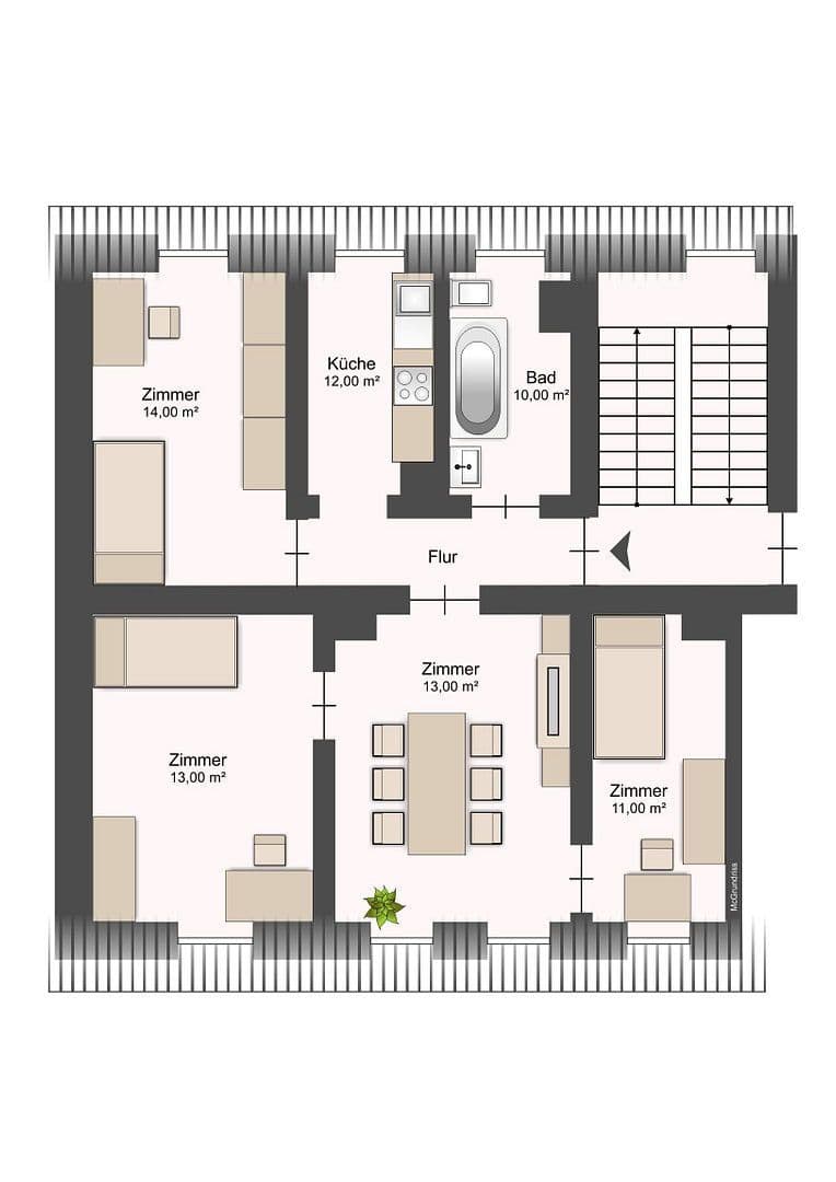 Pronájem bytu 4+1 75 m², Nürnberg, Bavorsko Pronájem bytu 4+1 75 m², Nürnberg, Bavorsko