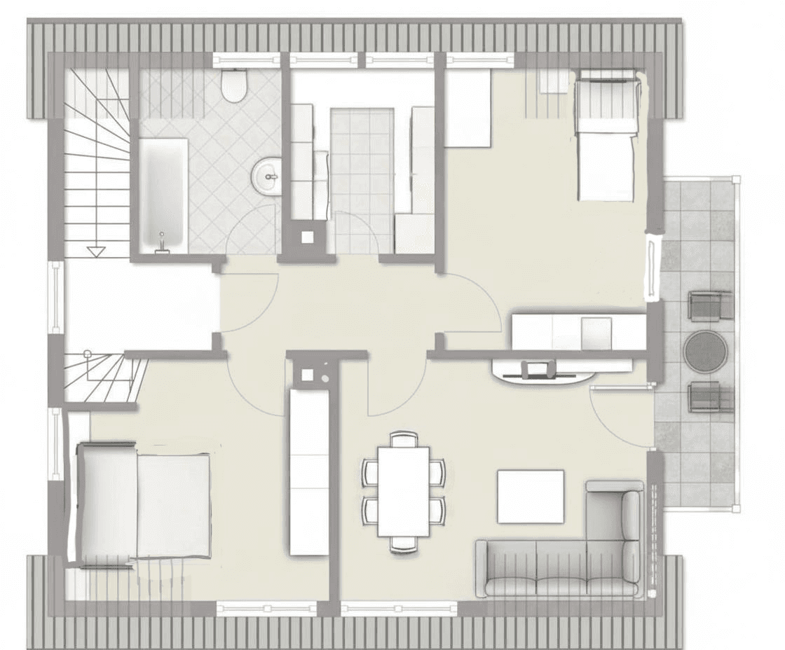 Prodej domu 112 m², pozemek 692 m², Plüderhausen, Bádensko-Württembersko Prodej domu 112 m², pozemek 692 m², Plüderhausen, Bádensko-Württembersko