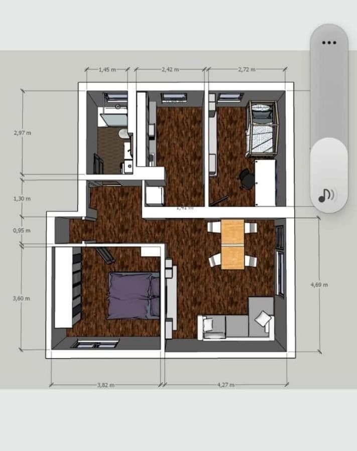 Pronájem bytu 3+1 67 m², Breslauer Str. 20, Ansbach, Bavorsko Pronájem bytu 3+1 67 m², Breslauer Str. 20, Ansbach, Bavorsko