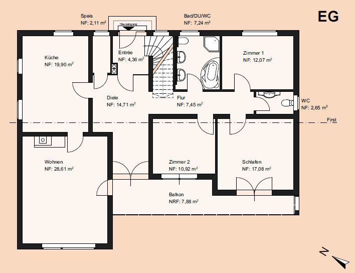 Prodej domu 302 m², pozemek 1.180 m², Nittendorf, Bavorsko Prodej domu 302 m², pozemek 1.180 m², Nittendorf, Bavorsko