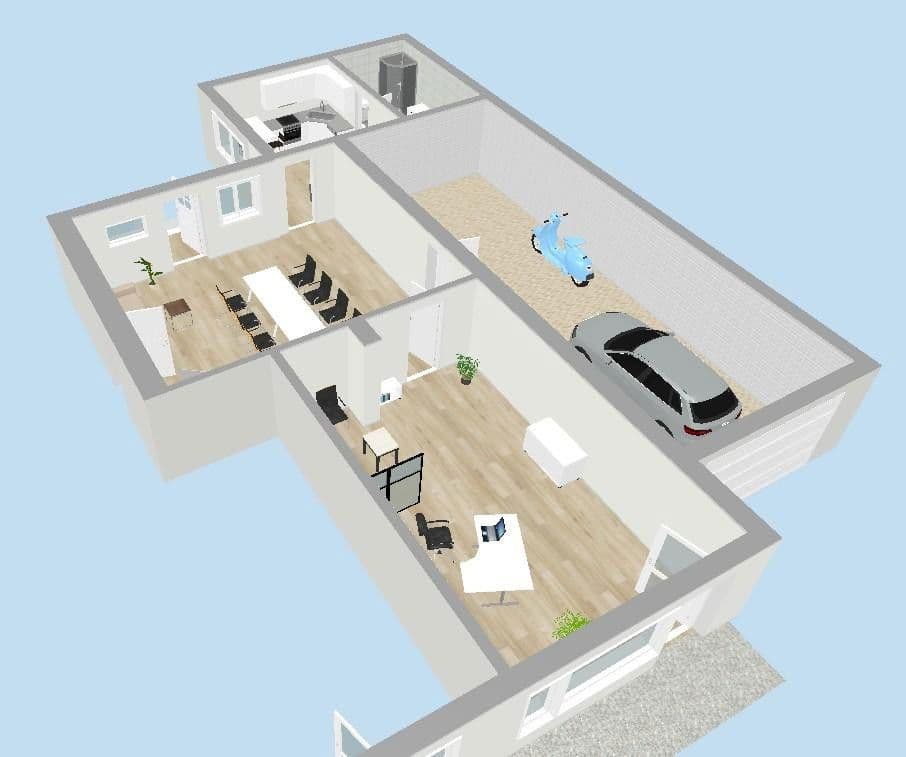 Pronájem kanceláře 165 m², Krumbachstraße, Freising, Bavorsko Pronájem kanceláře 165 m², Krumbachstraße, Freising, Bavorsko