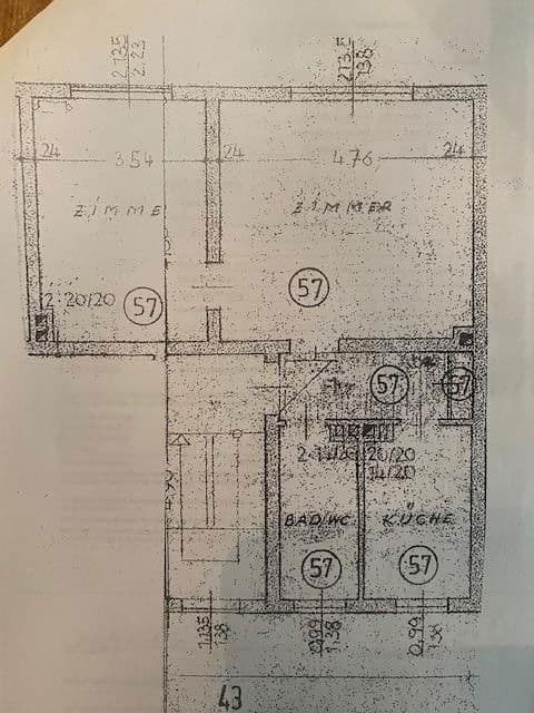 Prodej bytu 2+1 56 m², Inheidener Strasse, Frankfurt, Hessen Prodej bytu 2+1 56 m², Inheidener Strasse, Frankfurt, Hessen