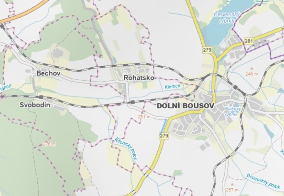Prodej pozemku 1.484 m², Dolní Bousov, Středočeský kraj Prodej pozemku 1.484 m², Dolní Bousov, Středočeský kraj