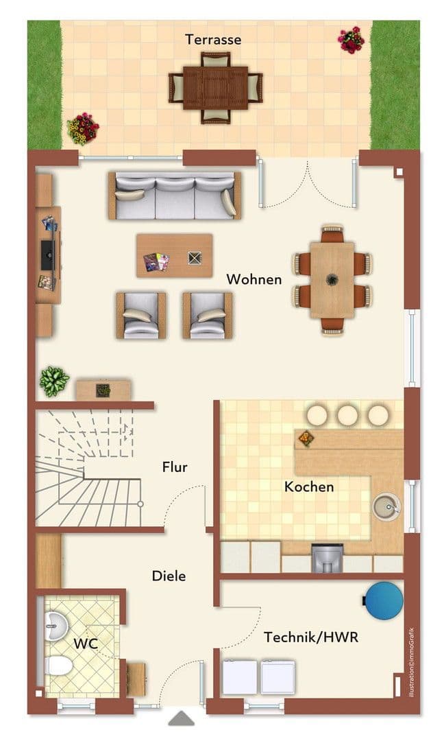 Pronájem domu 119 m², pozemek 512 m², Woltersdorf, Šlesvicko-Holštýnsko Pronájem domu 119 m², pozemek 512 m², Woltersdorf, Šlesvicko-Holštýnsko