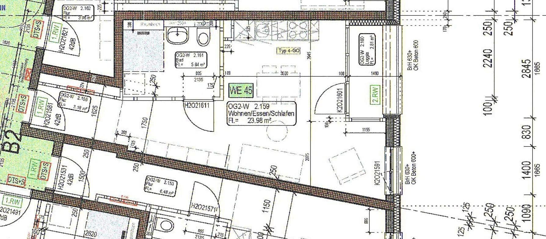 Pronájem bytu 1+1 43 m², Johanna-Dachs-Str., Regensburg, Bavorsko Pronájem bytu 1+1 43 m², Johanna-Dachs-Str., Regensburg, Bavorsko