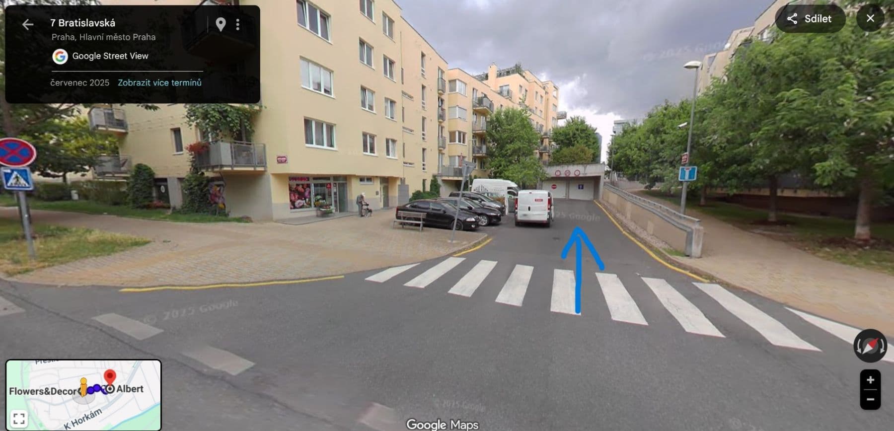 Pronájem garáže 17 m², Bratislavská, Praha, Praha Pronájem garáže 17 m², Bratislavská, Praha, Praha