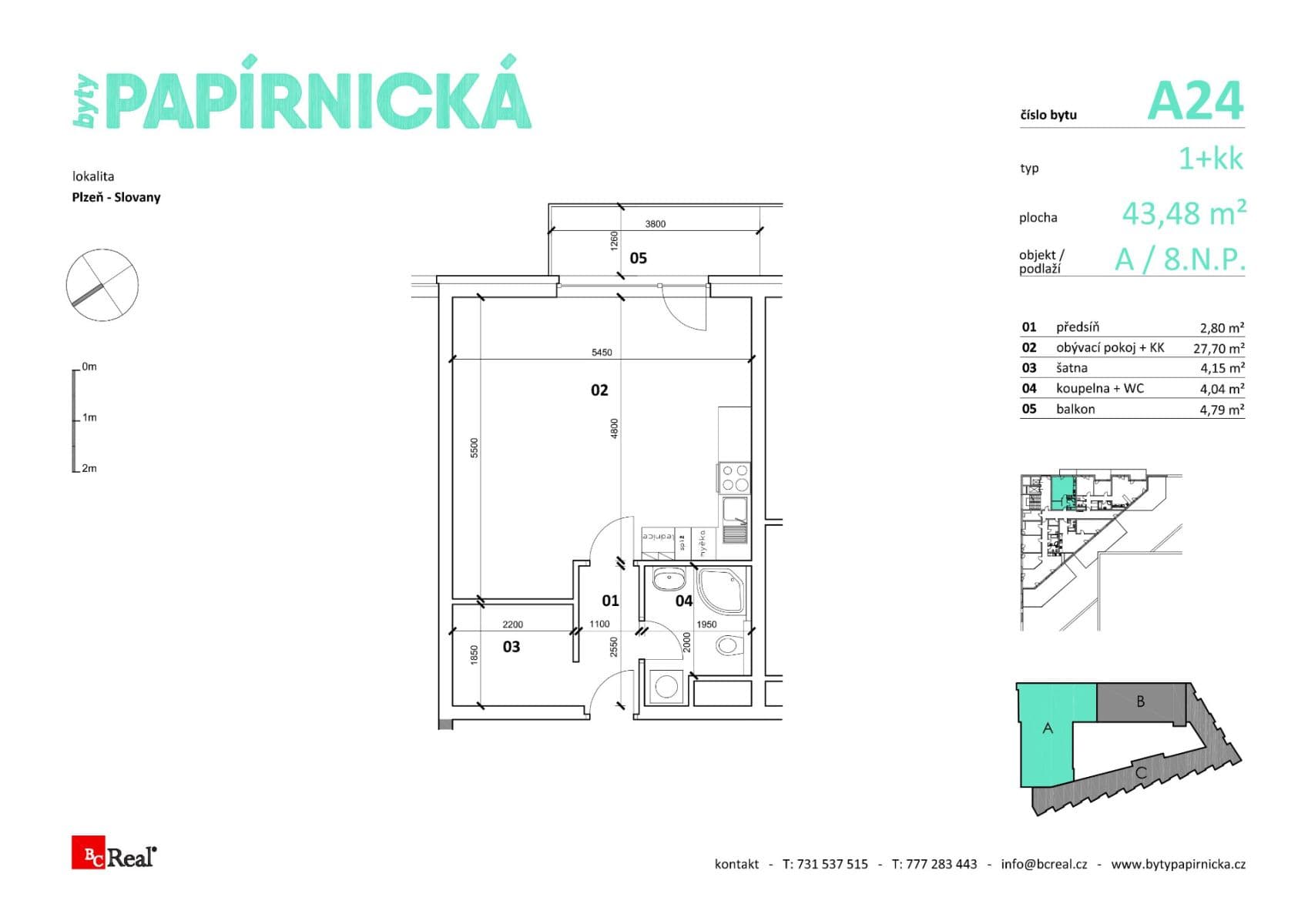 Pronájem bytu 1+kk 39 m², Papírnická, Plzeň, Plzeňský kraj Pronájem bytu 1+kk 39 m², Papírnická, Plzeň, Plzeňský kraj