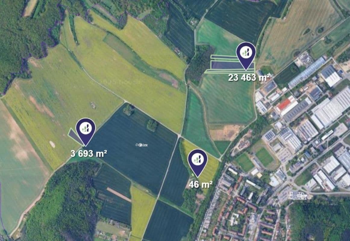 Prodej pozemku 22.581 m², Kuřim, Jihomoravský kraj Prodej pozemku 22.581 m², Kuřim, Jihomoravský kraj