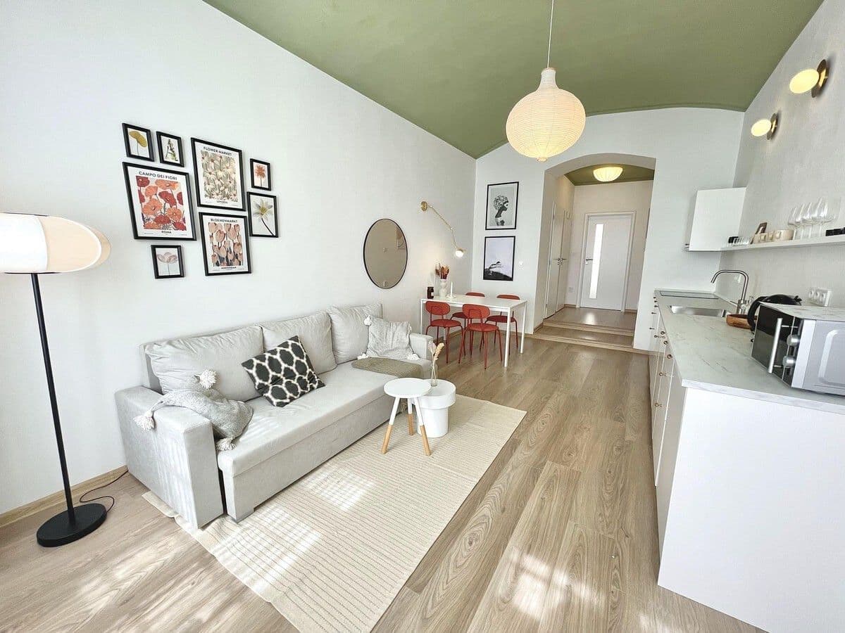 Pronájem bytu 42 m², Rumunská, Praha, Praha Pronájem bytu 42 m², Rumunská, Praha, Praha