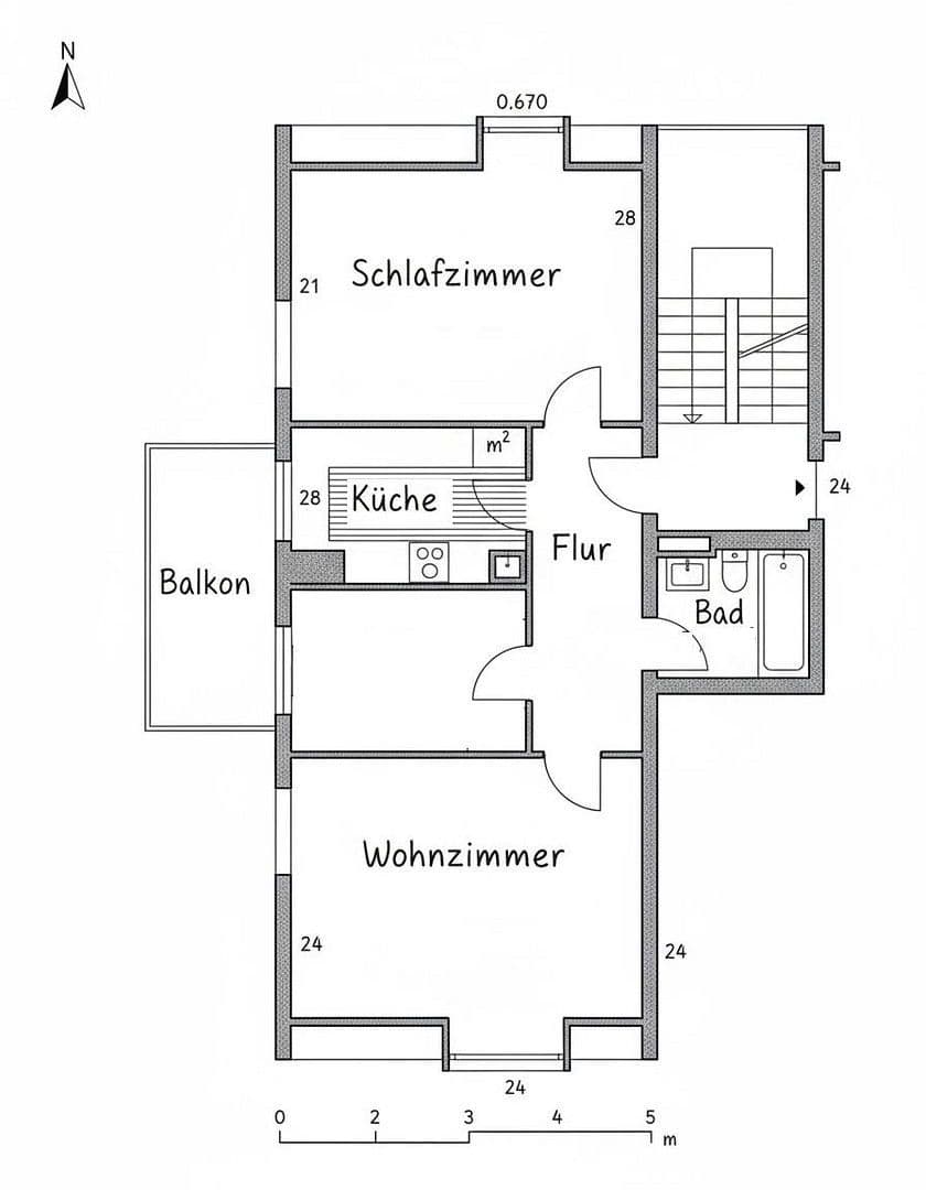 Prodej bytu 3+1 62 m², Schillerstr. 47, Heilbronn, Bádensko-Württembersko Prodej bytu 3+1 62 m², Schillerstr. 47, Heilbronn, Bádensko-Württembersko