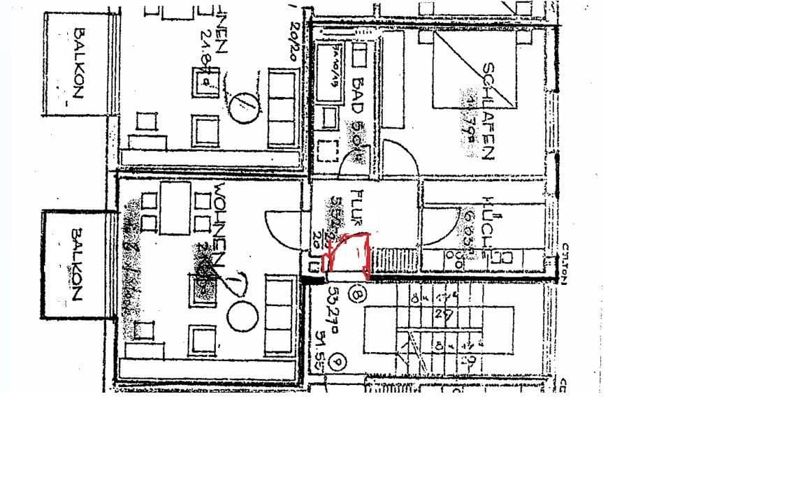 Prodej bytu 2+1 56 m², Nürnberg, Bavorsko Prodej bytu 2+1 56 m², Nürnberg, Bavorsko