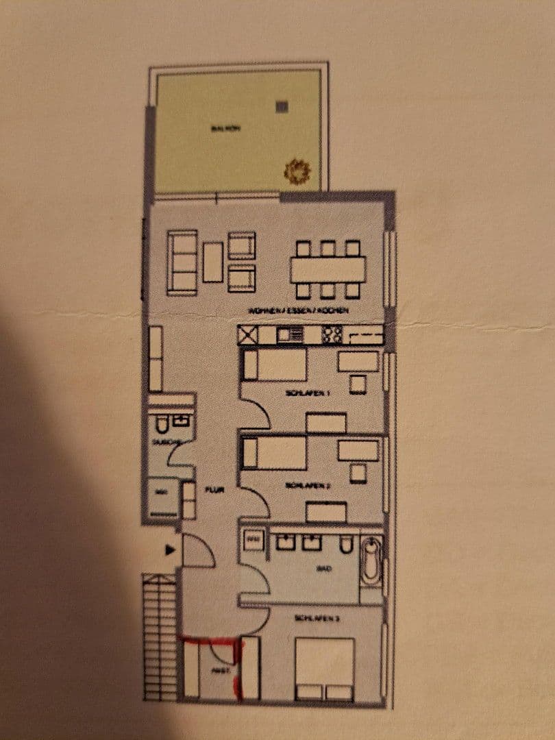 Pronájem bytu 4+1 106 m², Fécampring 19, Rheinfelden (Baden), Bádensko-Württembersko Pronájem bytu 4+1 106 m², Fécampring 19, Rheinfelden (Baden), Bádensko-Württembersko