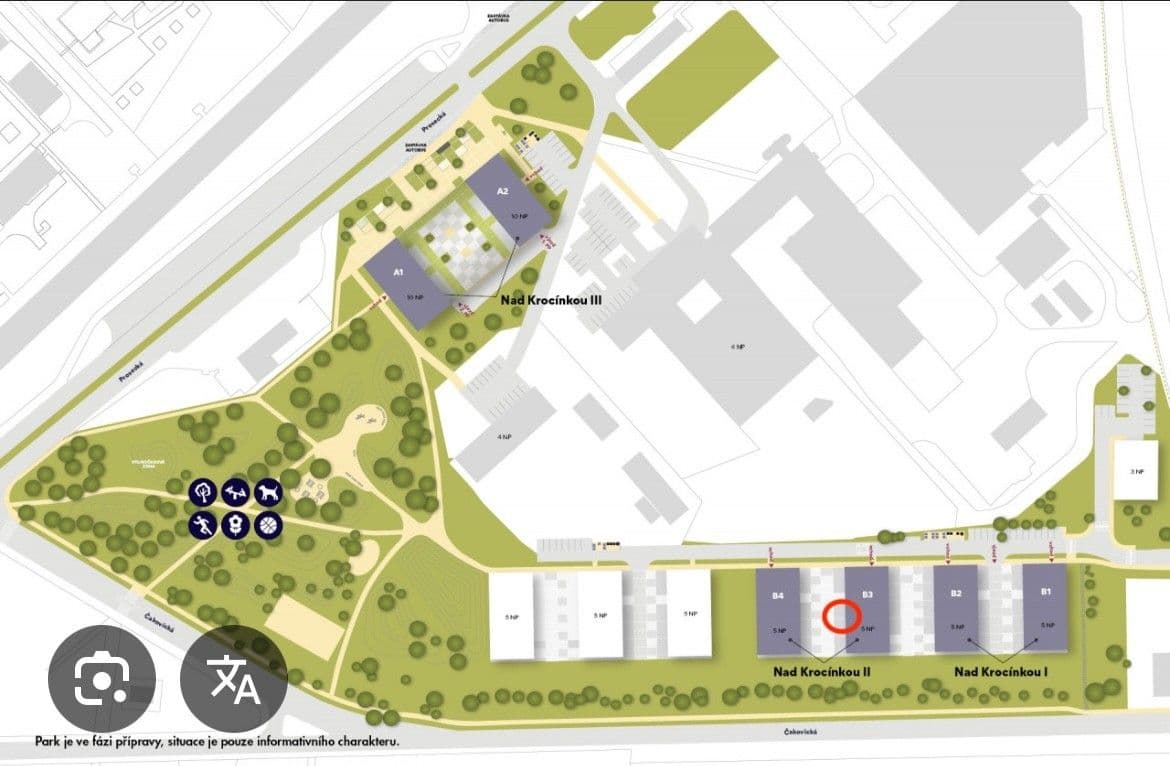 Pronájem bytu 2+kk 55 m², Čakovická, Praha, Praha Pronájem bytu 2+kk 55 m², Čakovická, Praha, Praha