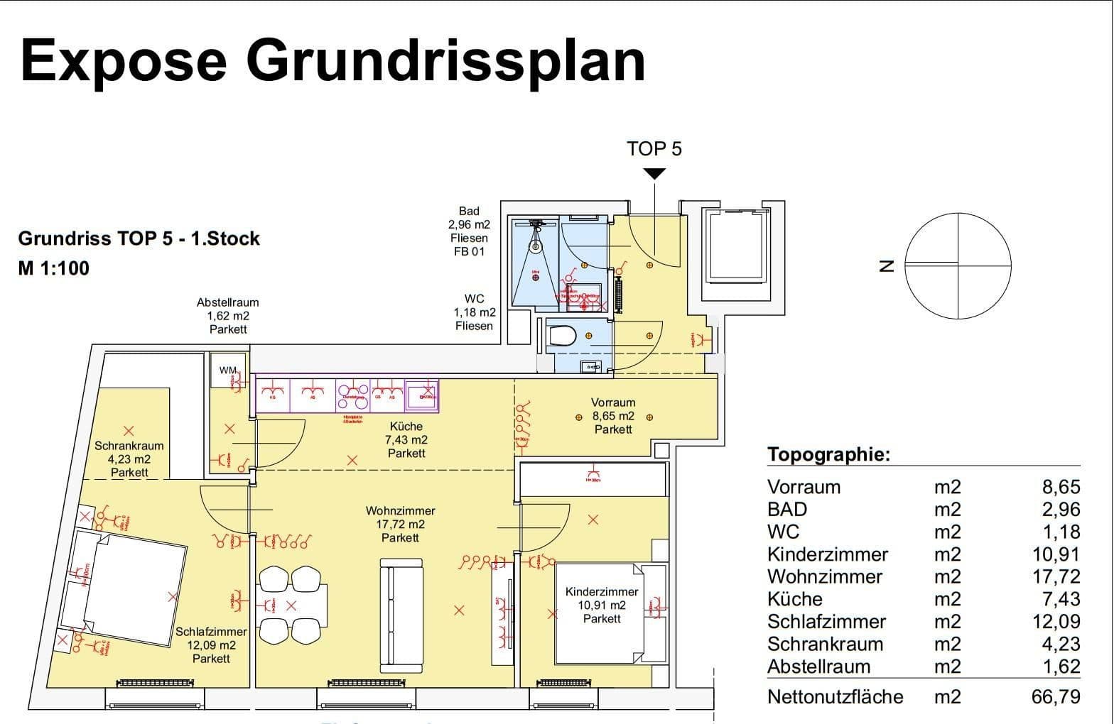 Pronájem bytu 3+1 67 m², Wien, Wien Pronájem bytu 3+1 67 m², Wien, Wien