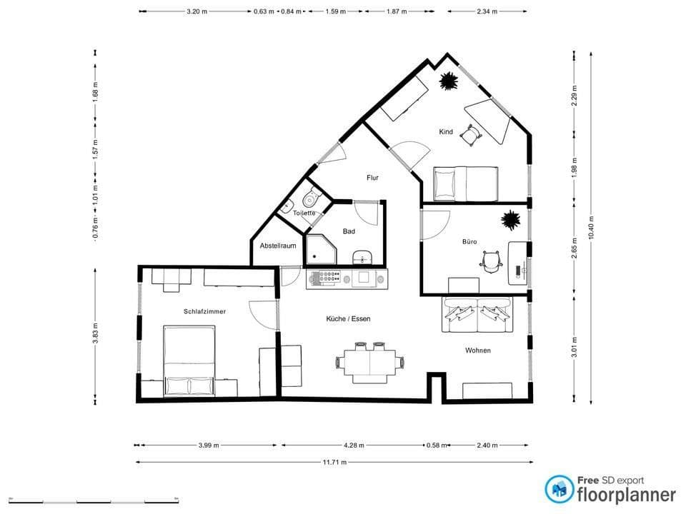 Pronájem bytu 4+1 82 m², Eppstein, Hessen Pronájem bytu 4+1 82 m², Eppstein, Hessen