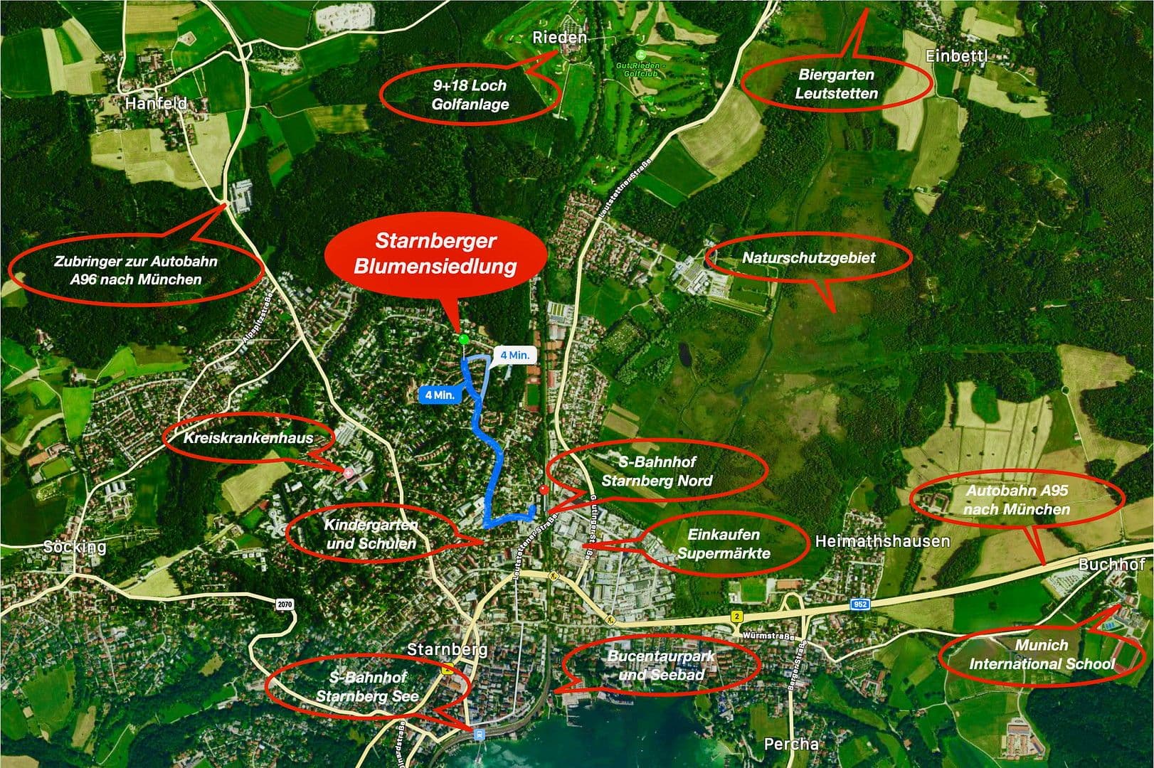 Prodej domu 80 m², pozemek 289 m², Starnberg, Bavorsko Prodej domu 80 m², pozemek 289 m², Starnberg, Bavorsko