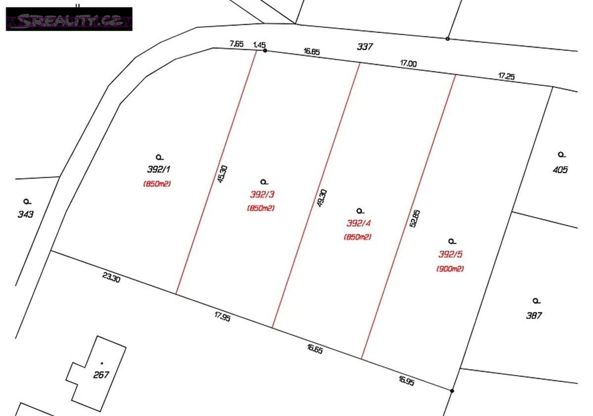Prodej pozemku 850 m², Heřmaničky, Středočeský kraj Prodej pozemku 850 m², Heřmaničky, Středočeský kraj