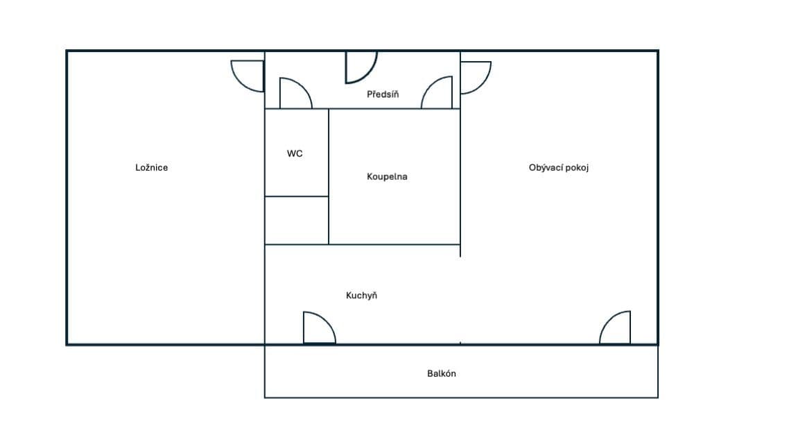 Pronájem bytu 2+1 53 m², Na Míčánce, Praha, Praha Pronájem bytu 2+1 53 m², Na Míčánce, Praha, Praha