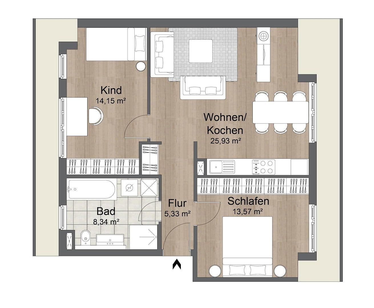 Pronájem bytu 3+1 70 m², Mauerbergstr. 83, Baden-Baden, Bádensko-Württembersko Pronájem bytu 3+1 70 m², Mauerbergstr. 83, Baden-Baden, Bádensko-Württembersko