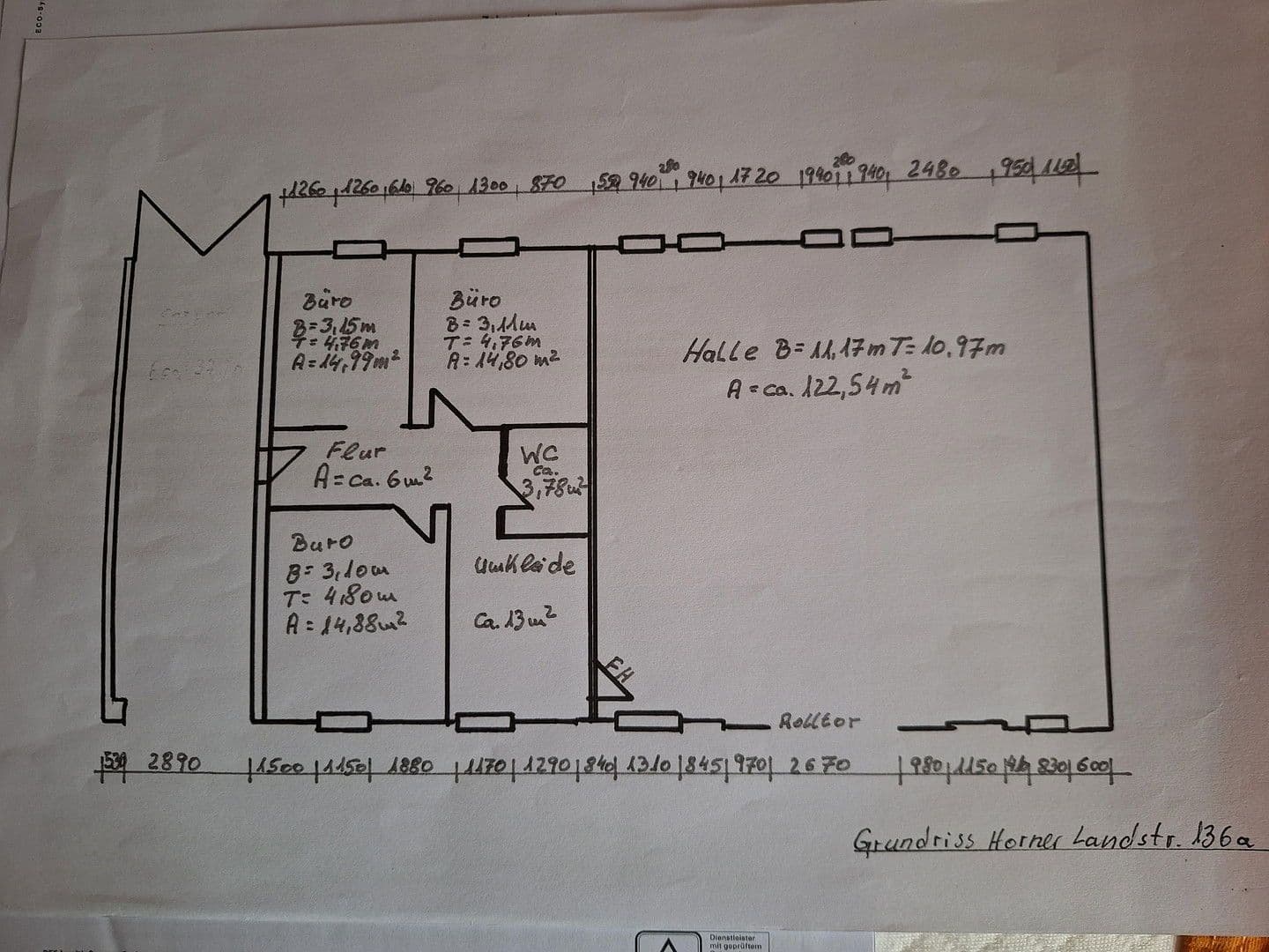Pronájem nebytového prostoru 184 m², Horner Landstr. 136 A, Hamburg, Hamburg Pronájem nebytového prostoru 184 m², Horner Landstr. 136 A, Hamburg, Hamburg
